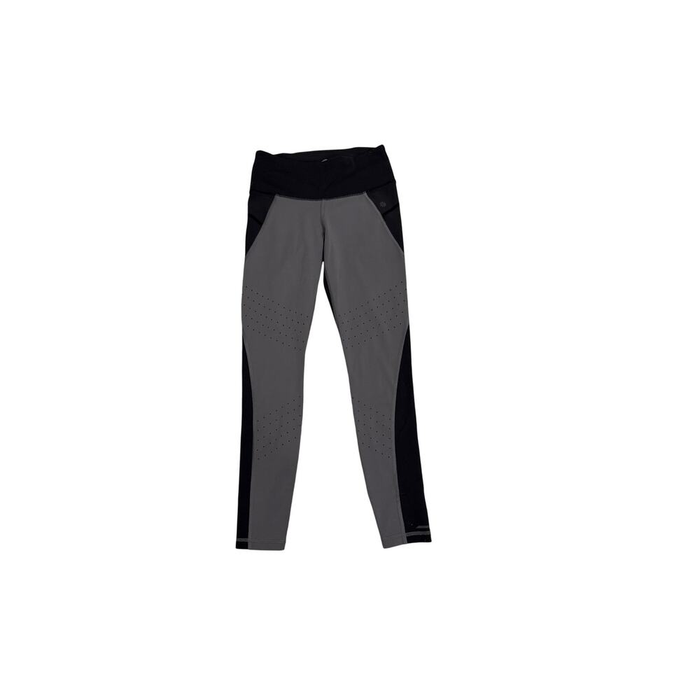 Athleta Stealth Trucool 7/8 Athletic Active Gym Leggings Black Gray Size XS
